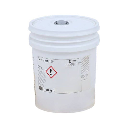 A pail of Cortec CorrVerter