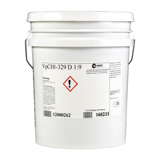 A 5 gallon pail of VpCI-329 D Anti Rust Oil.