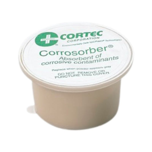 Close-up of a single Corrosorber cup