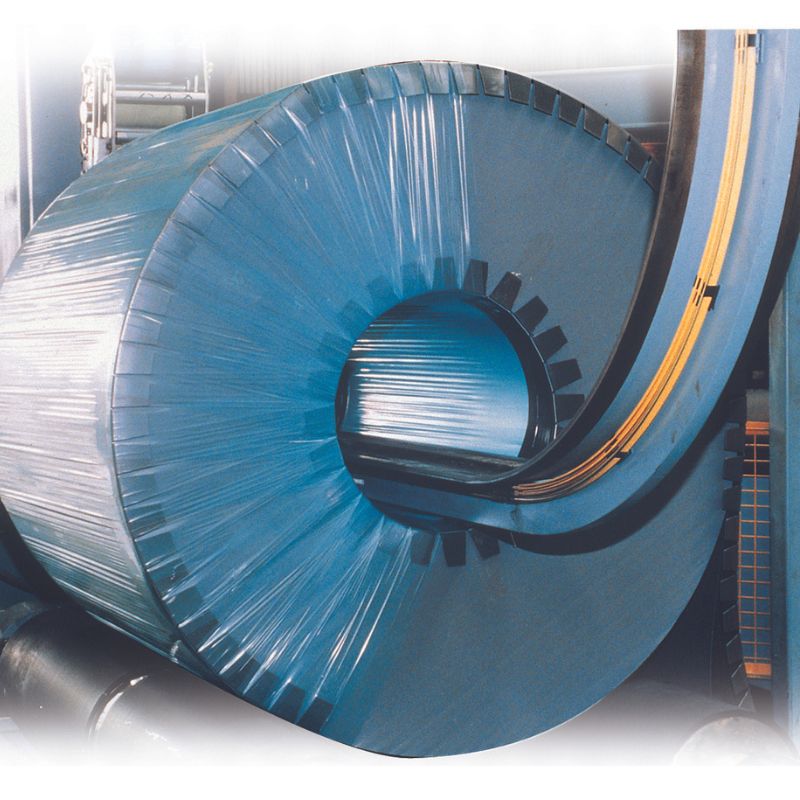 Automated line of coil packaging with Corpak Stretch Film