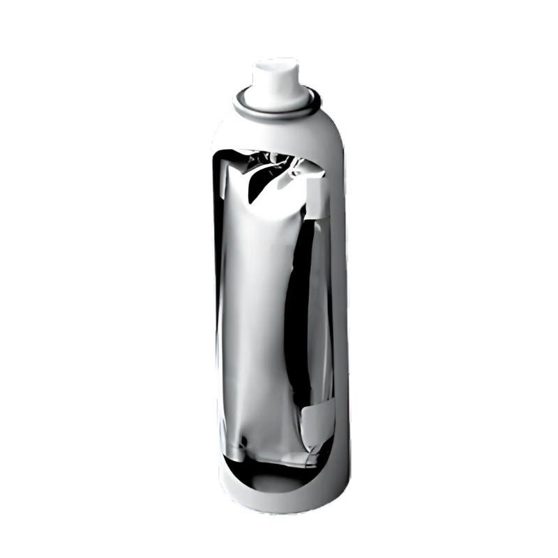 EcoAir can showing its inner EcoPouch bag that is filled with liquid.