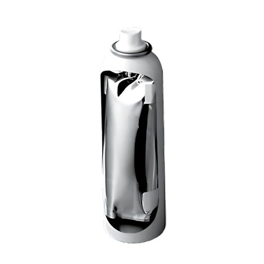 EcoAir can showing its inner EcoPouch bag that is filled with liquid.