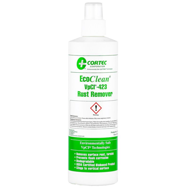Bottle of EcoClean VpCI-423 Rust Remover