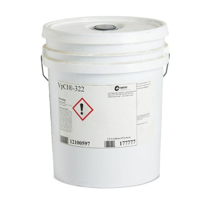 A 5 gallon pail of Cortec VpCI-322 anti rust for lubricating and hydraulic oils.