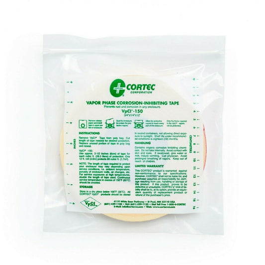 VpCI anti rust emitter foam tape in packaging.